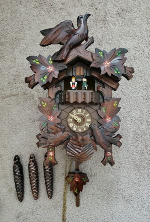 New In Box ANTON SCHNEIDER MUSICAL 1-Day CUCKOO CLOCK MT 6106/10 W/Papers
