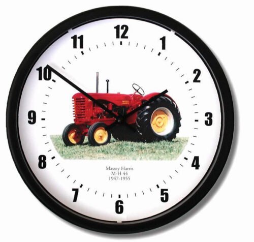 New MASSEY HARRIS Tractor Clock 10" Round 1947 - 1955 Vintage Model 44 Vehicle