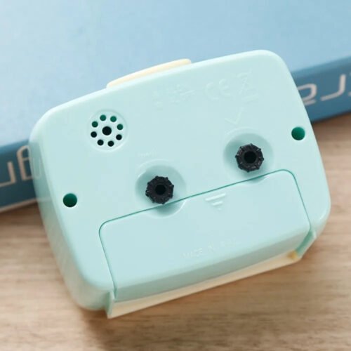 New Non Ticking Silent Alarm Clock Fluorescent Hands Battery-Powered Electronic