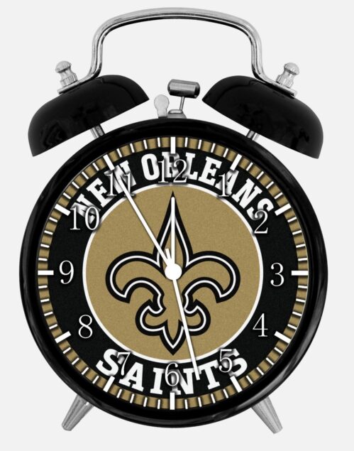 New Orleans Saints Alarm Desk Clock 3 . 75 " Home or Office Decor E 441 Nice Gift image