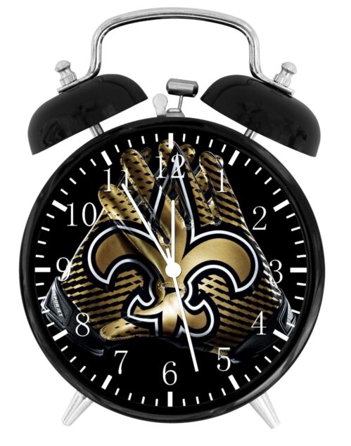 New Orleans Saints Football Alarm Desk Clock Home Decor F 114 Nice Gift image