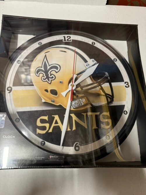 "New Orleans Saints " NFL Round 12 " Clock Wincraft "New" image