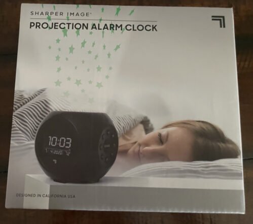 NEW Projection Digital Alarm Clock Nature Sounds & Star Pattern Illumination