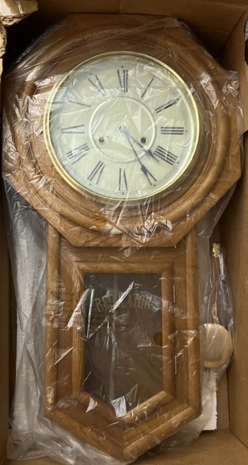 New Regulator Manor Wall Clock Huge 29” Westminster Chime Pendulum