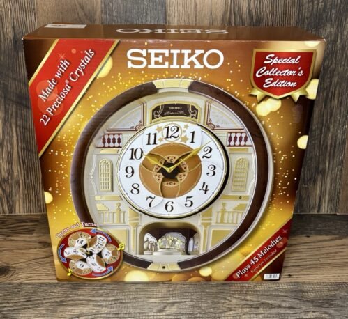 NEW Seiko Melodies in Motion Wall Clock Special Collector’s Edition SEE VIDEO!