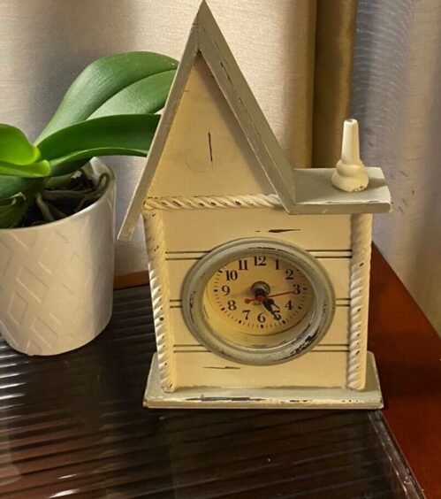 New! Shabby chic ~country cottage clock