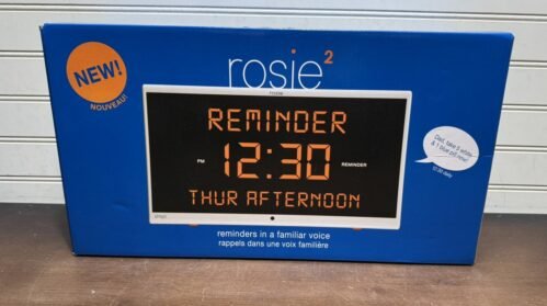 NEW Simpl ROSIE 2 Stress Free Reminder Day Clock - Voice Activated Reminders