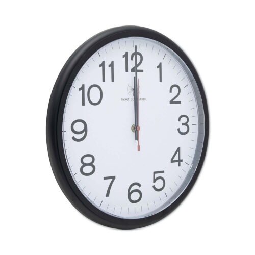 New Universal Atomic Wall Clock Indoor Outdoor 13 1/2", 13.50x2.00x13.50 Inches