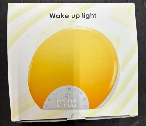 New Wake Up Light Sunrise Alarm Clock FM Radio Touch control Led Time Display