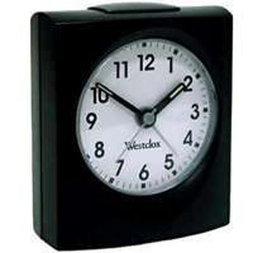 NEW WESTCLOX 47312B BLACK BASE QUARTZ ALARM CLOCK SALE 3155744