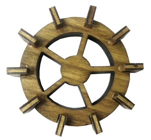 New Wood Cuckoo Clock Water Wheel - 2-1/4" Diameter (CC-215)