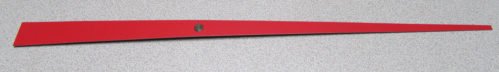 New X-Large Red Sweep Second Clock Hand - 10" Hand Length, 16" Overall (S-11R)
