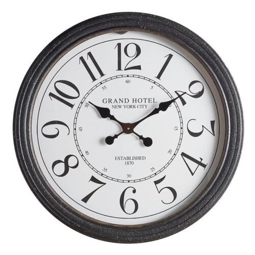 New York Grand Hotel Non Ticking Decoration Wall Clocks for Living Room Bedroom