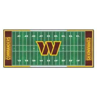 NFL Washington Commanders Green 3 ft. x 6 ft. Indoor Football Field