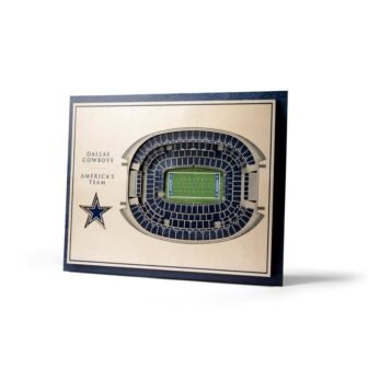 NFL Dallas Cowboys 5-Layer Stadiumviews 3D Wooden Wall Art