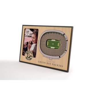 NFL Green Bay Packers Team Colored 3D StadiumView with 4 in. x...