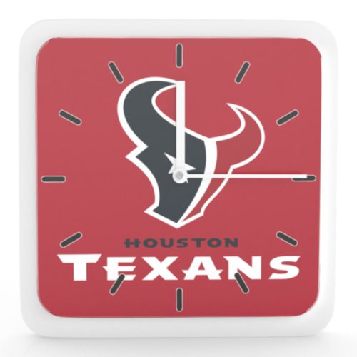 NFL Houston Texans Home Office Room Decor Wall Desk Clock Magnet 6"x6"