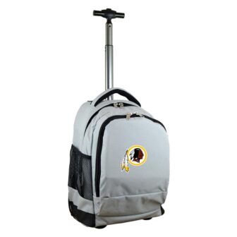 NFL Washington Redskins 19 in. Gray Wheeled Premium Backpack
