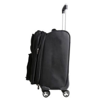 NFL Washington Redskins 21 in. Black Carry On Spinner Softside Suitcase