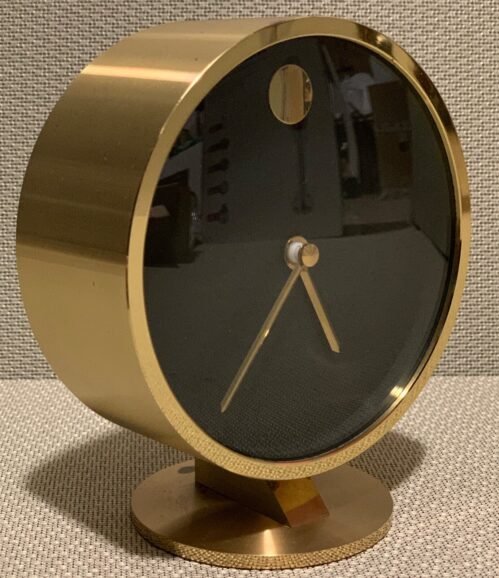 NIB MCM VTG Howard Miller Quartz Table Clock Model #622-252