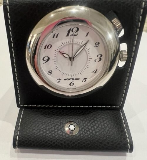 NIB Montblanc Travel Alarm Clock Model M29419