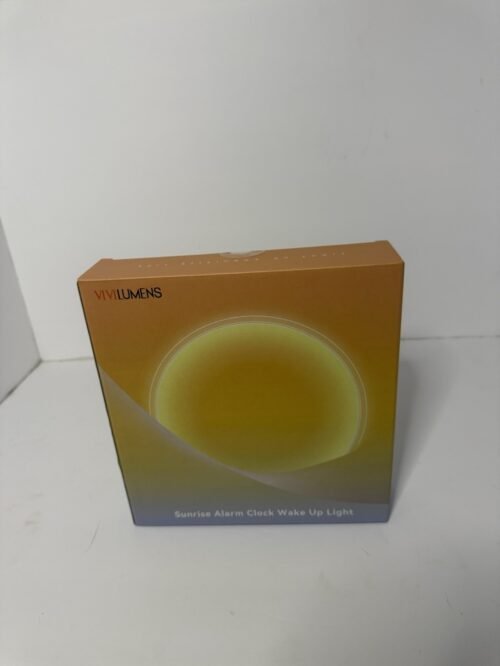 NIB Vivilumens Sunrise Alarm Clock, Wake Up Light, Nature Sounds. Open box.