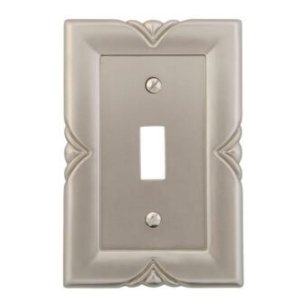 Nickel 1-Gang Toggle Wall Plate (1-Pack)