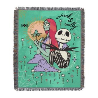 Nightmare Before Christmas Cosmic Couple Tapestry image