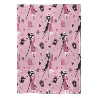 Nightmare Before Christmas Misfit Tango Silk Touch Throw