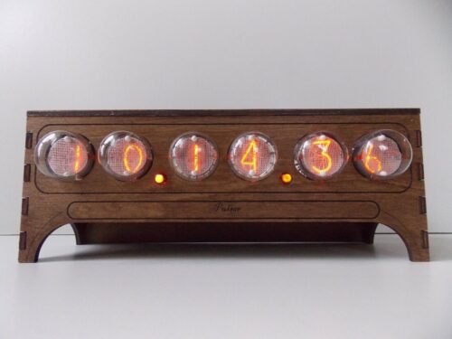 Nixie tube clock IN1 table desk retro old vintage clock for bedroom JTNlab