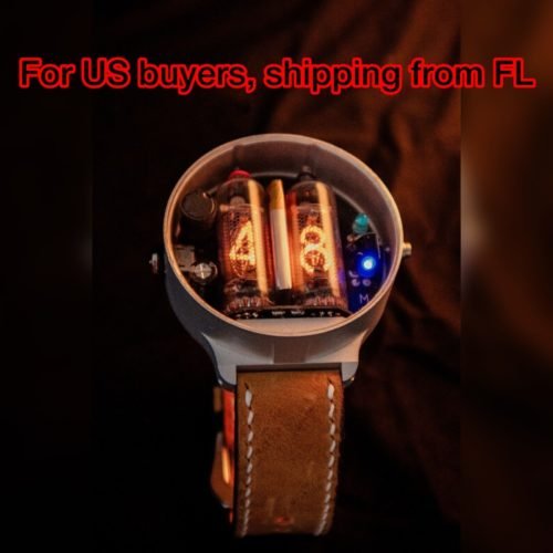 Nixie Tube Watch IN16 Steampunk