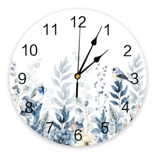 Non-Ticking Wall Clock for Kitchen/Living Room/Bedroom/Office/School/Bathroom...