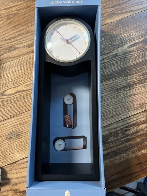 NOS Michael Graves Cubby Wall Clock HTF Read