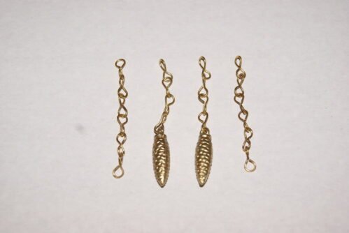 NOVELTY PINE CONE WEIGHTS NEW WALL CLOCK PARTS