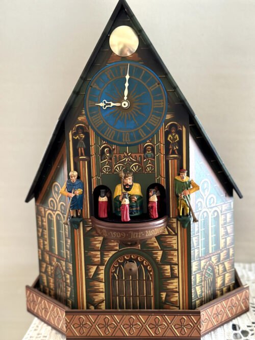 Nuremberg Church of our Lady West Germany musical cuckoo clock Schmeckenbecher