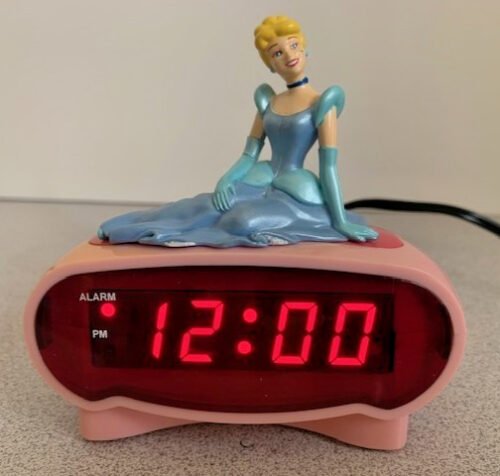 Officially Licensed Disney Princess Cinderella Digital Alarm Clock for Children
