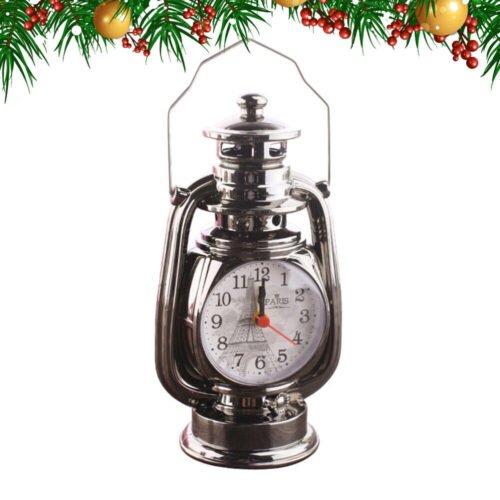 Oil Lamp Alarm Clock Desktop Candle Snuffer Unique Vintage Ornament Student