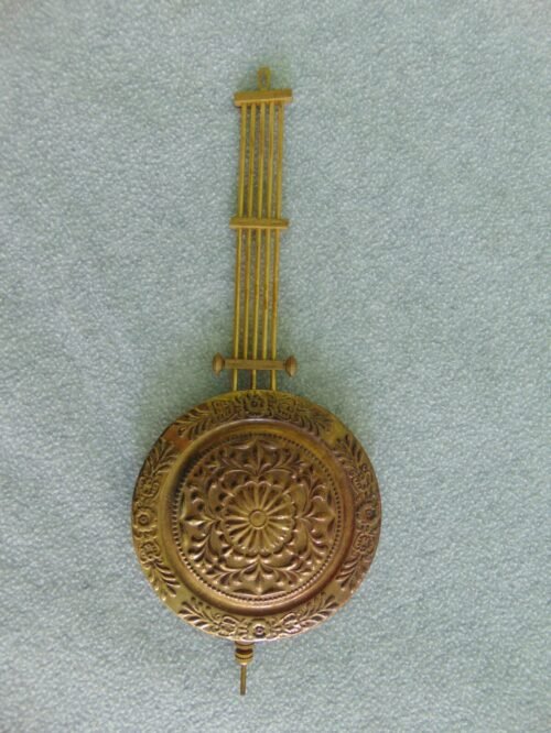 OLD ANTIQUE ADJUSTABLE VIENNA REGULATOR WALL CLOCK PENDULUM CLOCK PARTS NICE