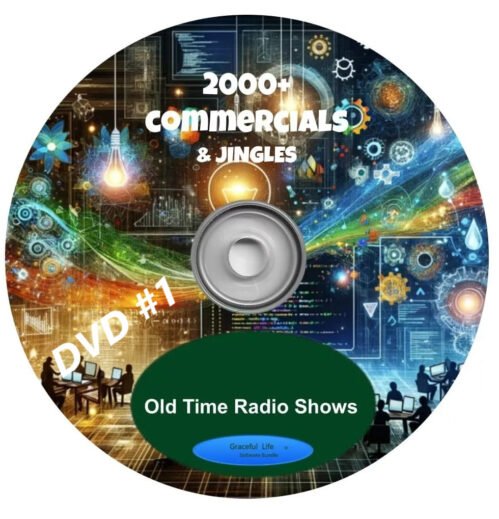 Old Time Radio 2000+ Commercials, Advertising, Jingles OTR mp3 DVDs