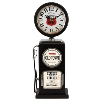 Old Town Black Table Top Clock