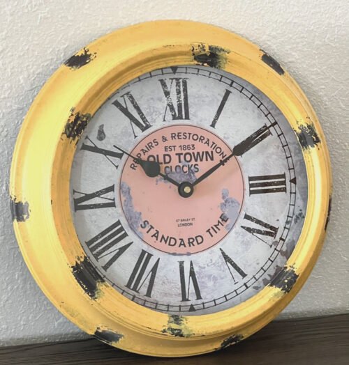 OLD TOWN CLOCKS Repairs and Restorations 15" WALL CLOCK Standard Time Est 1863