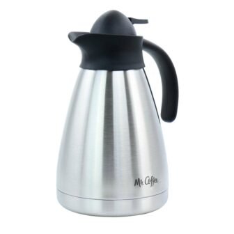 Olympia 32 fl.oz. Insulated Stainless Steel Thermal Coffee Pot Pitcher