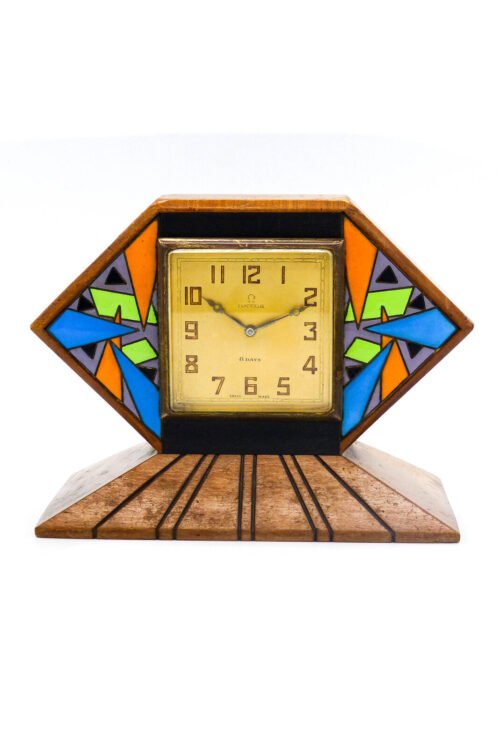 Omega art deco desk clock
