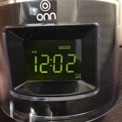 Onn Digital Alarm with Snooze Radio Fabulous Sound Am Fm Docking AC/DC