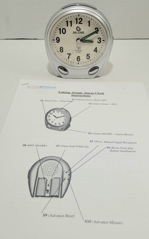 On Time Talking Atomic Alarm Clock