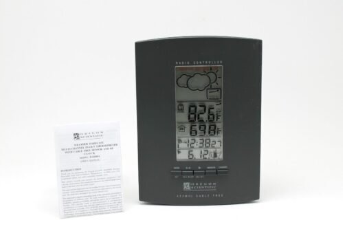 Oregon Scientific BAR888A Wireless Weather Forecaster & Atomic Clock NO SENSOR