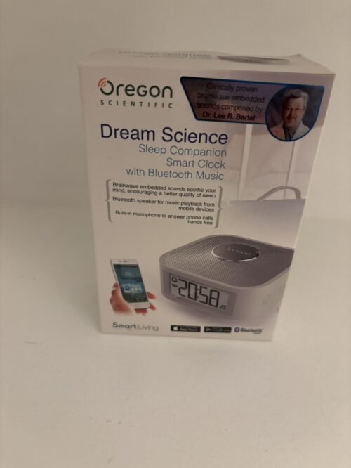 Oregon Scientific CP100 Travel Smart Clock with Sleep Sounds & Bluetooth Music