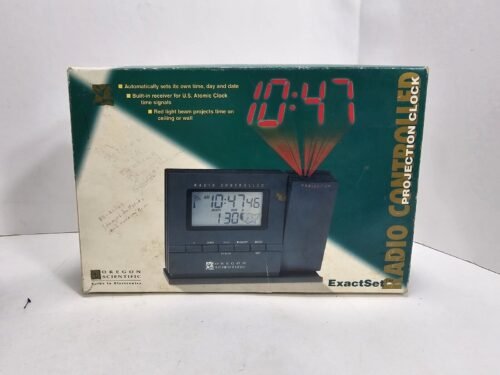 OREGON SCIENTIFIC RADIO CONTROLLER PROJECTION ATOMIC CLOCK RM318P