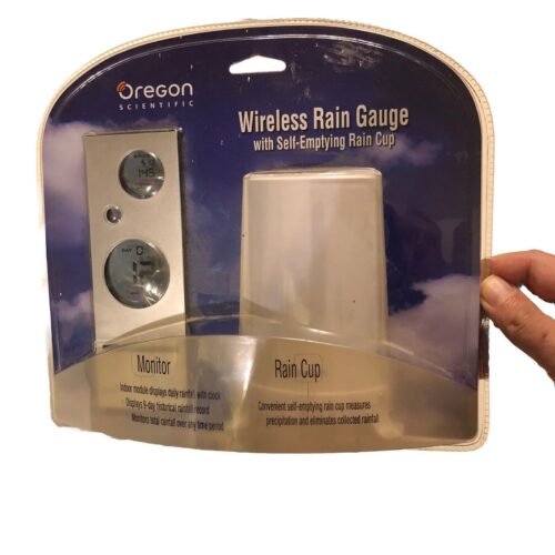 Oregon Scientific Wireless Rain Gauge BHR616 Sealed From 2004