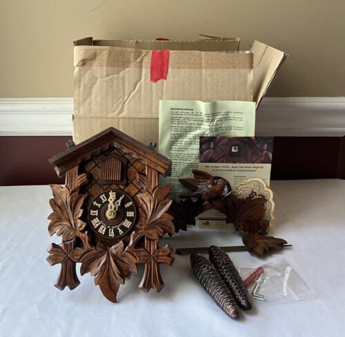 Original Black Forest Hones-Uhren Cuckoo Clock, Germany, Still in Box